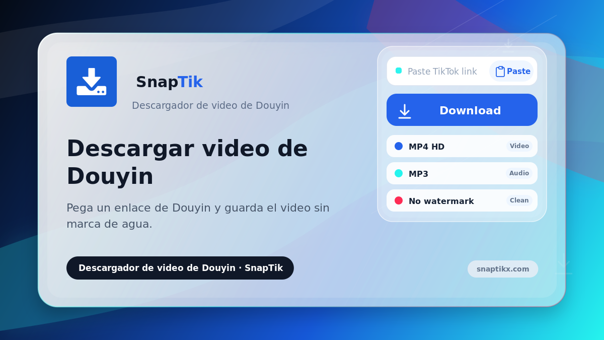 SnapTik - descargar video de Douyin