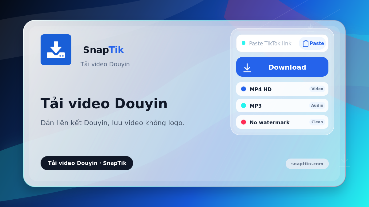 SnapTik - tải video Douyin