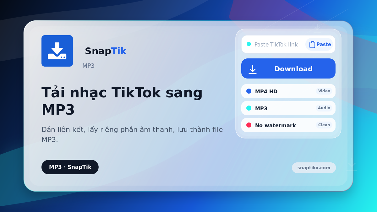 SnapTik - tải nhạc TikTok sang MP3