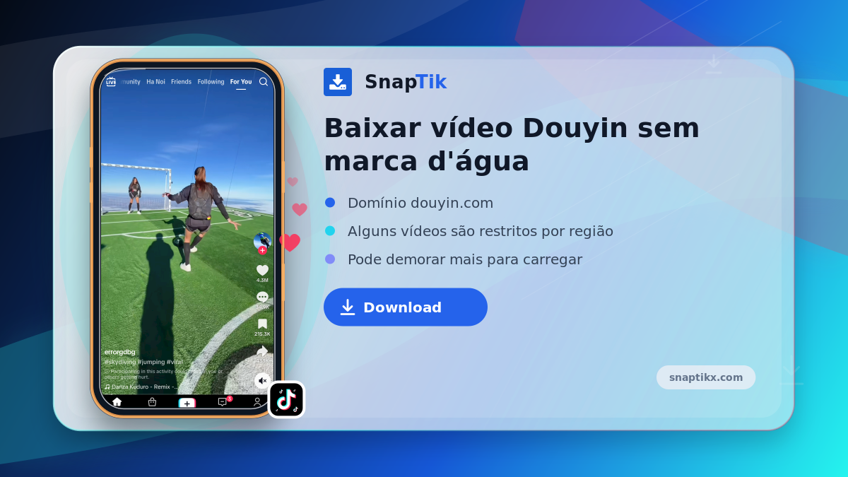 SnapTik - baixar vídeo do Douyin